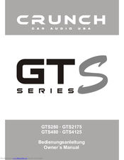 Crunch GTS2175 Owner's Manual