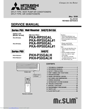 Mitsubishi Electric Mr.SLIM PKA-RP50GAL1 Service Manual