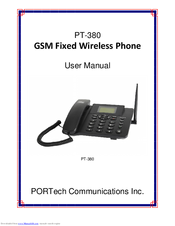 PORTech PT-380 User Manual