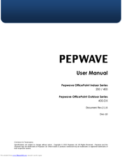 Pepwave 400 OfficePoint IndoorSeries User Manual