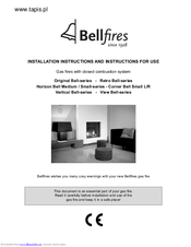 Bellfires York Installation Instructions And Instructions For Use