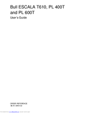 Bull Escala PL 600T User Manual