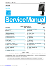 AOC 719Pa Service Manual