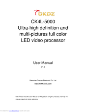 CKDZ CK4L-5000 User Manual