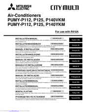 Mitsubishi Electric PUMY-P112 Installation Manual