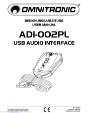 Omnitronic ADI-002PL User Manual