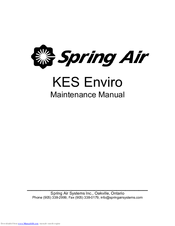 Spring Air Systems KES Enviro Operation And Maintenance Manual