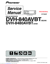 Pioneer DVH-840AVBT Service Manual