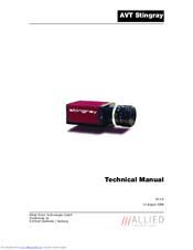 Allied Vision Technologies AVT Stingray Technical Manual