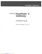 KINETICS FastPath 4 Installation Manual