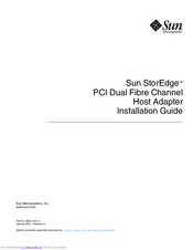 Sun Microsystems Sun StorEdge Installation Manual