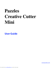 Pazzles Mini Creative Cutter User Manual