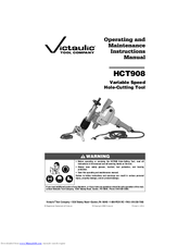 Victaulic HCT908 Operating And Maintenance Instruction Manual