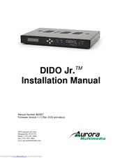 Aurora Multimedia DIDO Jr. Installation Manual