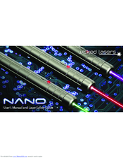 Wicked lasers NANO User Manual