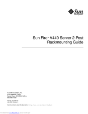 Sun Microsystems Fire V440 2-Post Manual