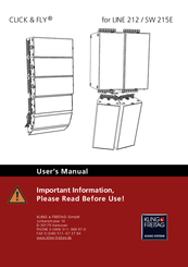 KLING & FREITAG SW 215E User Manual