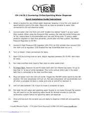 crysalli CR-1 Quick Installation Manual