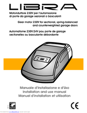 LIBRA spring-balancedand counterweighted garage doors Installation And Use Manual