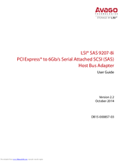 Avago SAS 9207-8i User Manual