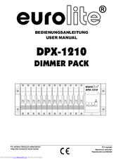 EuroLite DPX-1210 User Manual
