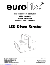 EuroLite LED Disco Strobe User Manual