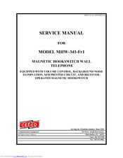 CEECO MHW-341-Fr1 Service Manual