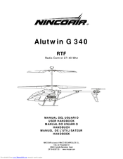 NINCOAIR Alutwin G 340 User Handbook Manual
