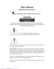 Jiuzhou DTT9001 User Manual