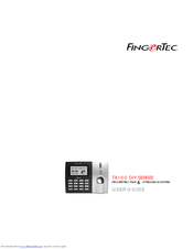 FingerTec TA100 DIY SERIES User Manual