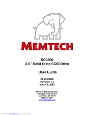 Memtech SC3500 User Manual