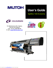 MUTOH Spitfire 100 Extreme Series User Manual