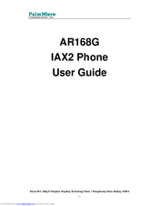PalmMicro AR168G IAX2 User Manual