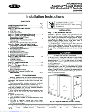 Sterlco AquaSnap 30RAN032 Installation Instructions Manual
