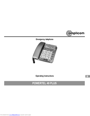 Amplicom POWERTEL 49 PLUS Operating Instructions Manual