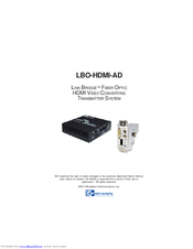 Broadata LBO-HDMI-AD User Manual