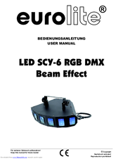 EuroLite LED SCY-6 RGB DMX User Manual