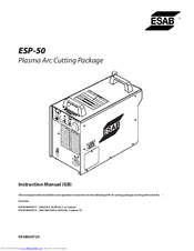 ESAB ESP-50 Instruction Manual