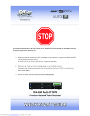 Ness 104-460 Auto-IP NVS Quick Start Manual