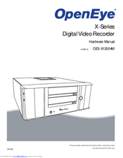 OpenEye OE3-X12004M Manual