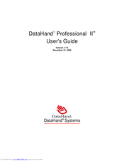 DataHand Professional II User Manual