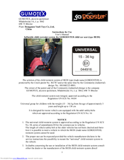 Gumotex GOBOOSTER Instructions For Use Manual