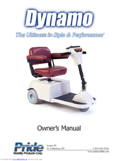 Pride Dynamo SC-180 Owner's Manual