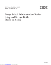 IBM 2220 Nways 501 Service Manual