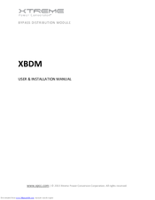 Xtreme Power Conversion XBDM-1020HV User & Installation Manual