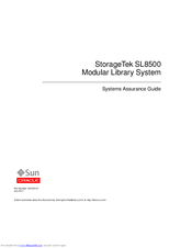 Sun Microsystems StorageTek StreamLine SL8500 System Assurance Manual