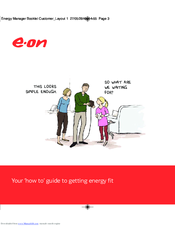 E-On Energy Fit Starter Pack Owner's Manual