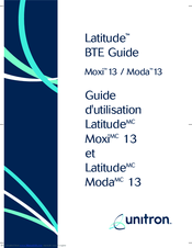 Unitron Latitude Moda 13 Manual