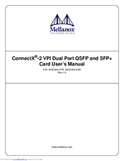 Mellanox Technologies ConnectX-2 VPI Dual Port QSFP User Manual