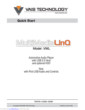 Vais Technology MultiMedia LinQ VML Quick Start Manual